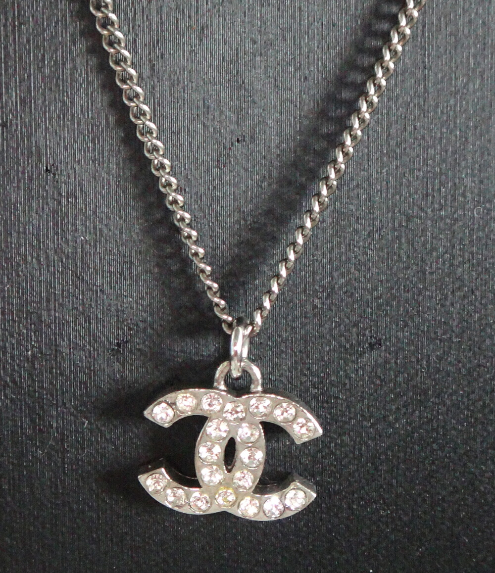 楽天市場】シャネル CHANEL ネックレス ココマーク シルバー 金属素材
