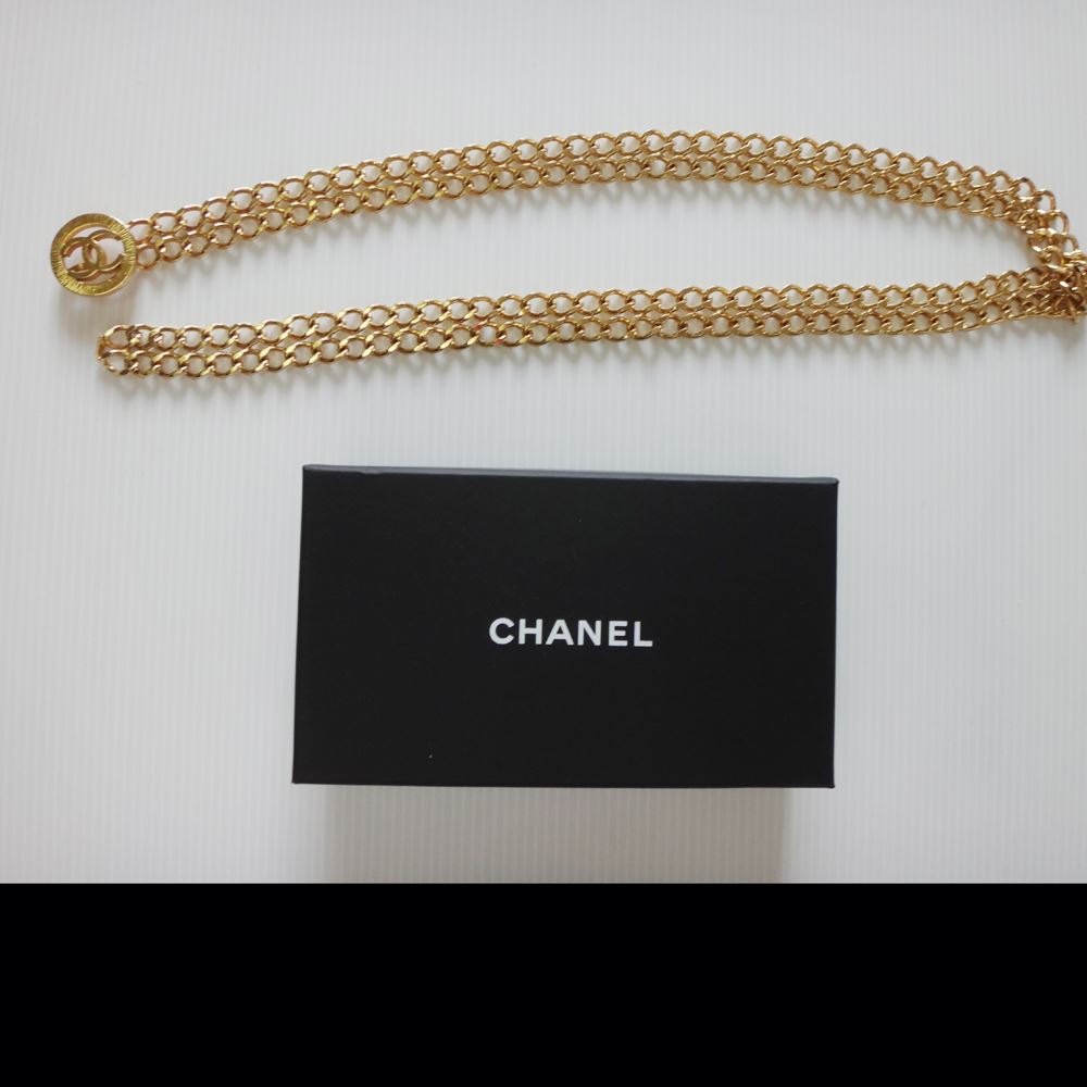 楽天市場】美品 シャネル CHANEL チャーム付き チェーン ベルト