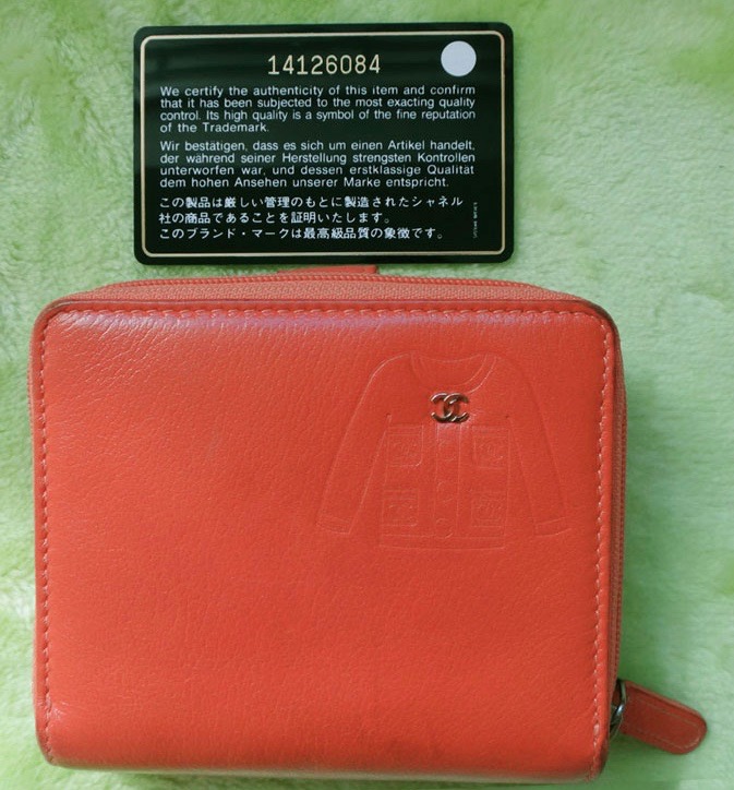 【楽天市場】CHANEL シャネル 財布 二つ折りサイフ さいふ ミニ財布 コンパクト財布ココマーク カードケース CC CCマーク オレンジ