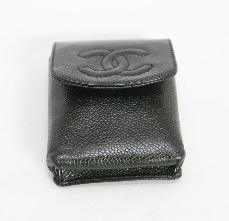 79%OFF!】 CHANEL シャネル タバコケース シガレット たばこ 煙草 黒 【お買得】 シャネル シガーケース タバコグッズ
