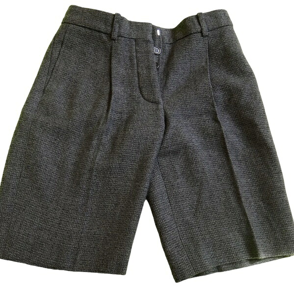 美品 Chloe クロエショートパンツ レディース 綺麗 オシャレ グレー ウール100% 古着 中古 t-003 t1001578｜レイライン