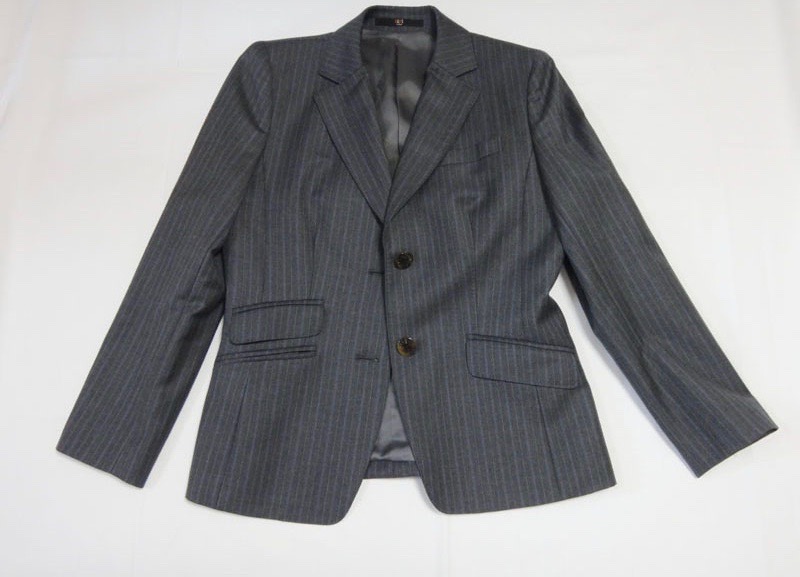 DAKS ダックス レディース パンツスーツ グレー サイズ40 古着 【中古】t-003 00 y16-3728｜レイライン