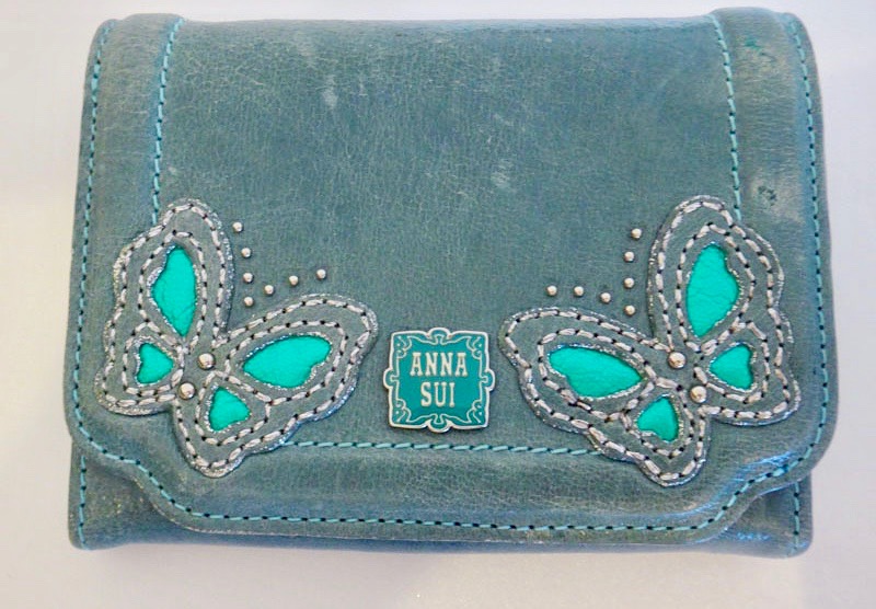 新品ANNA SUI アナ スイ アナスイ バタフライ パピヨン モチーフ 2連 楽天市場】【未使用品】【財布】ANNA SUI アナ スイ アナスイ