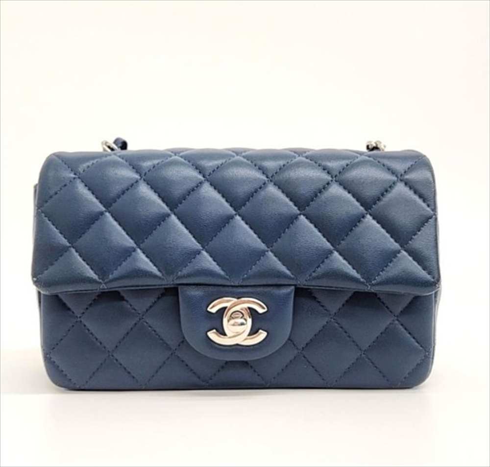 CHANEL シャネル カードケース パスケース マトラッセ ココマーク ブルー CHANEL シャネル カードケース パスケース マトラッセ ココ