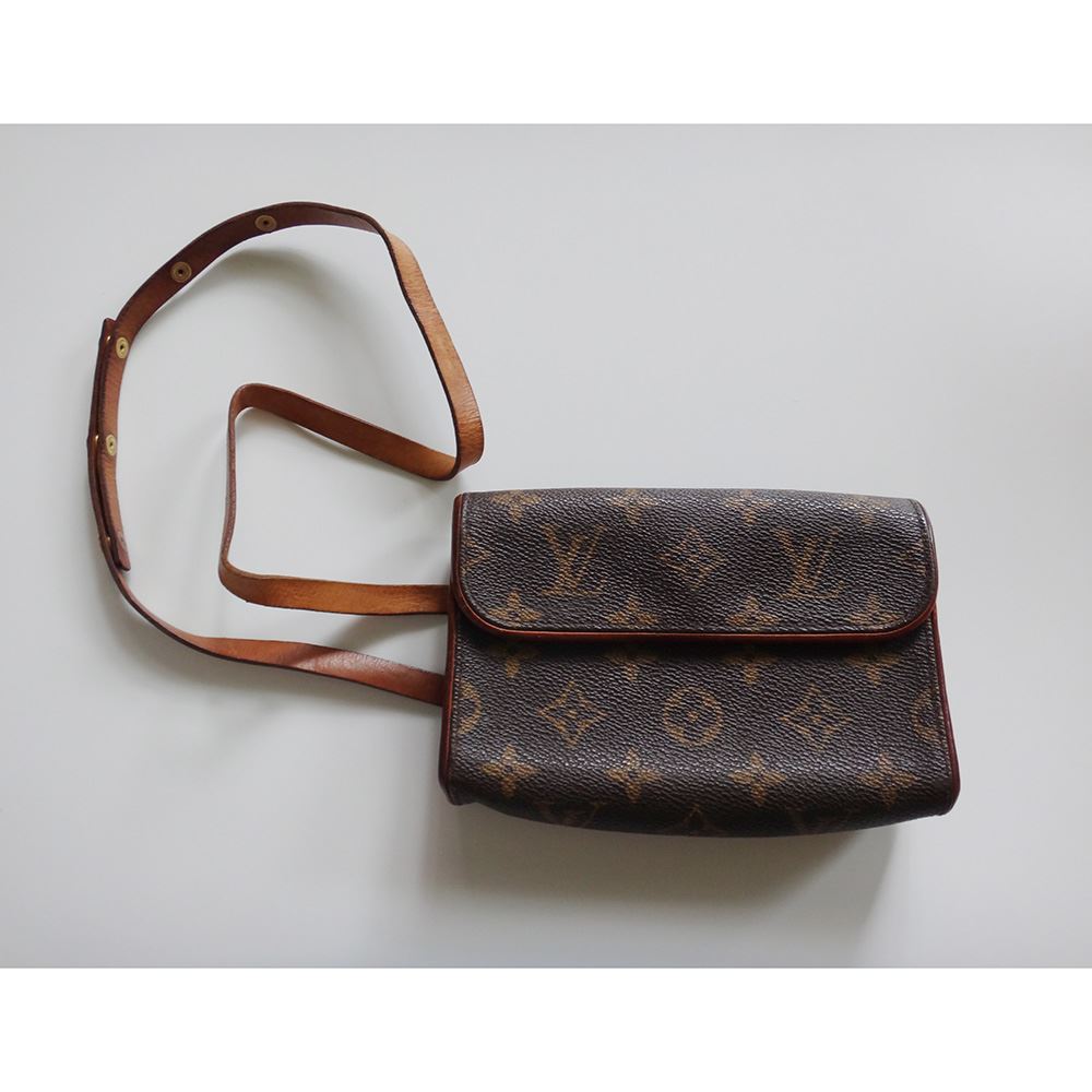 Louis Vuitton ルイ・ヴィトン ポシェット・フロランティーヌ モノグラム M51855 ウエストポーチ ボディーバッグ ストラップ付 中古 lv-002 lv17-4207|レイライン