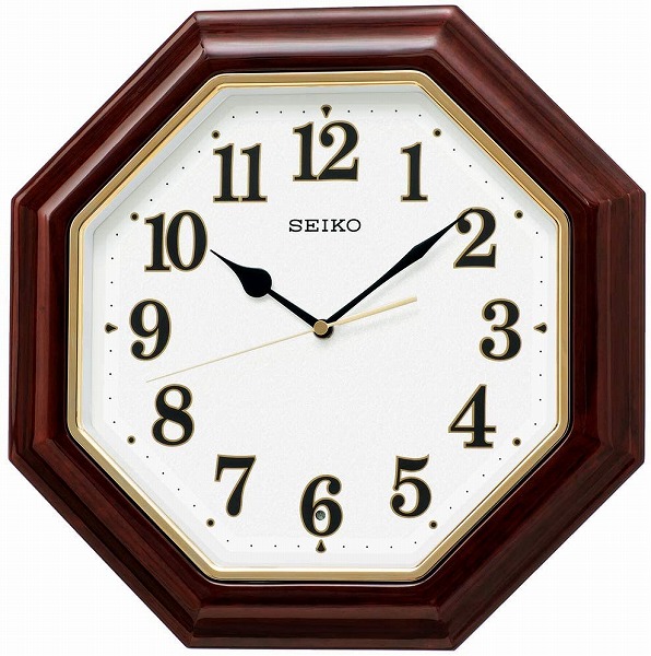 楽天市場】【送料無料】SEIKO CLOCK (セイコークロック) 掛け時計 茶