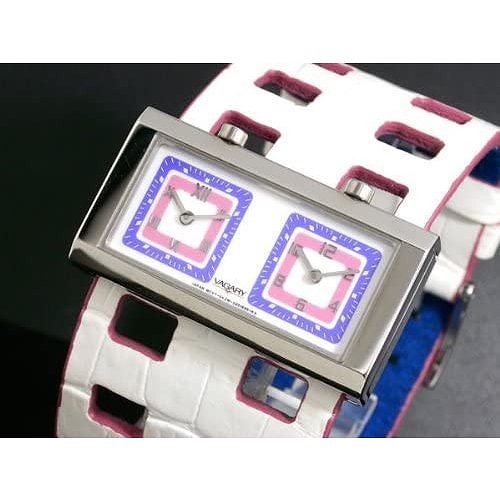 【送料無料】[バガリー / VAGARY ] IZ0-019-20 腕時計 ユニセックス Dual-time レザーベルト メンズ/レディース ホワイト　色★北海道・九州・沖縄・離島は別途送料(1080円～2160円)アンティーク 贈答贈呈品 古希 銀婚式　激レア　限定 [シチズン]｜リライアブル　RELIABLE