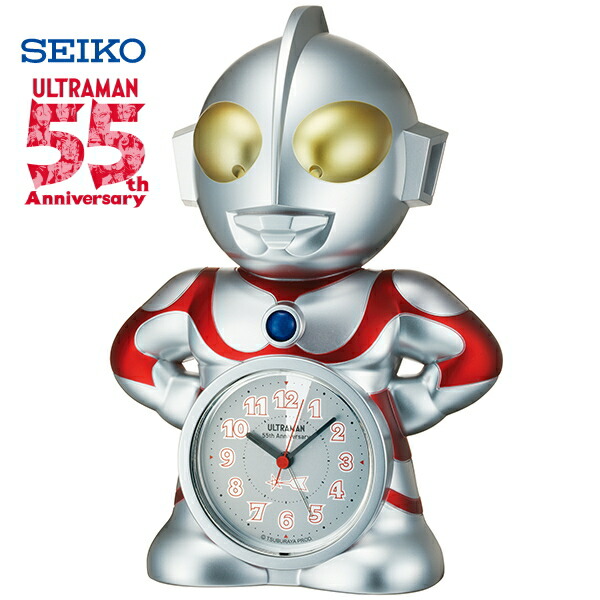 セイコー Seikoおしゃべり目ざまし時計 ウルトラマン55周年記念の特別仕様 記念カード付き Jf855a置き時計 北海道 九州 沖縄 離島は別途送料 1080円 2160円 怪獣 円谷 バルタン星人 カネゴン Jf336a 期間限定 Sale 103 Off