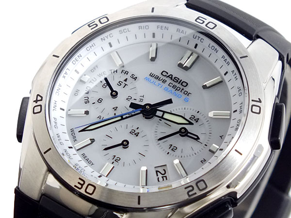 【送料無料】カシオ CASIO WAVECEPTER 電波 ソーラー 腕時計 WVQ-M410-7AJF ホワイト *HO|リライアブル RELIABLE