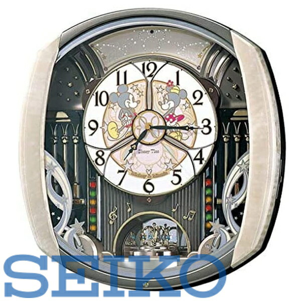 【貨物輸送無料】FW563A セイコークロック[SEIKO CLOCK] 電磁波時辰儀掛時計文字記号時辰儀 ウォルトディズニーひと休み パディ＆フレンズ FW563A ※北海道・九州・沖縄・離島は別途貨物輸送（1080円～2160円）