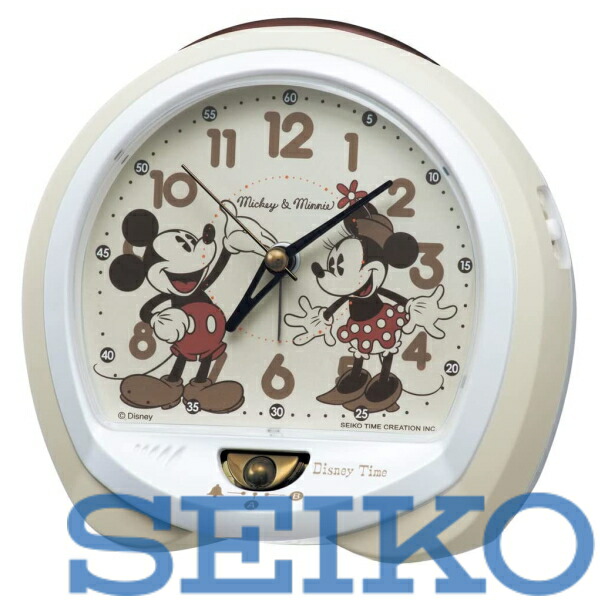 【希少レア】ミッキーマウス 目覚まし時計 SEIKO FD449A セイコータイムクリエーション FD449A [ディズニータイム