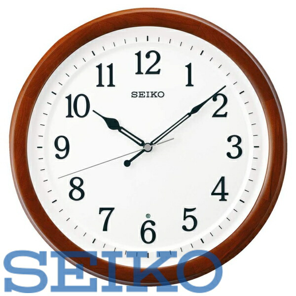楽天市場】【送料無料】SEIKO CLOCK (セイコークロック) 掛け時計 茶