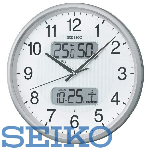 楽天市場】【送料無料】SEIKO CLOCK (セイコークロック) 掛け時計 電波 アナログ カレンダー・温度・湿度表示 茶メタリック KX383B  送料無料※北海道・九州・沖縄・離島は別途送料（1080円〜2160円）健康 サプリ 美肌 風邪予防 kx383s デザイン ブラウン 予防 体調管理  ...