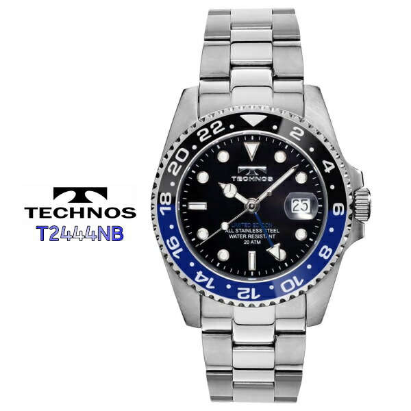 TECHNOS Rivage 腕時計 楽天市場】【ウォッチ】TECHNOS テクノス クロノグラフ ブラック