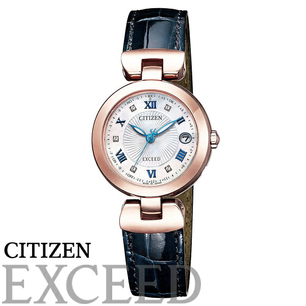 【貨物輸送無料】[シチズン]ウオッチ Citizen EXCEED エクシード エコ・運転 Eco-Drive 電磁波時辰儀 es9424-06a Titania Line Happy Flight 続きもの レディース ※北海道・九州・沖縄・離島は別途貨物輸送（1080円～2160円） 母の日 卒式 御祭り 祝する品 入社式 卒式 好いたらしい