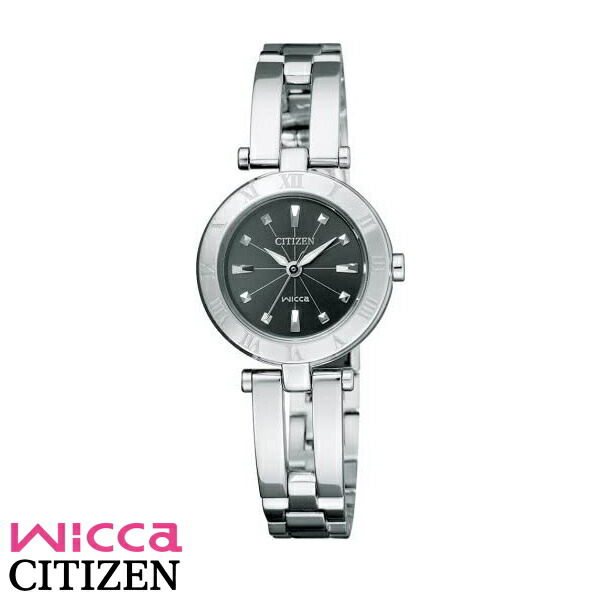 【貨物輸送無料】[シチズン/CITIZEN] wicca(ウィッカ) ウォッチ Eco-Drive エコ・運転 ハーフバングル シンプルアジャスト NA15-1571 レディース ※北海道・九州・沖縄・離島は別途貨物輸送（1080円～2160円）はたご屋跳ねあがる お差し上げ物 泊まり送りとどけるＯＫ 御芽出度 室内装飾 好いたらしい