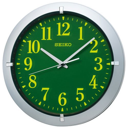 SEIKO　壁掛け時計　緑　黄緑　レトロ　グリーン　ライム SEIKO 壁掛け時計 緑 黄緑 レトロ グリーン ライム