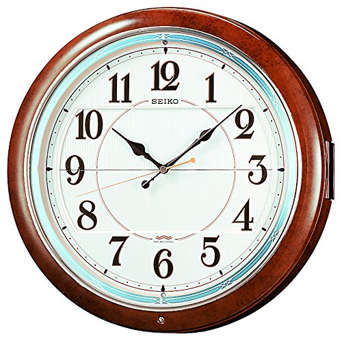 SEIKO 掛け時計からくり時計電波クロック夜静か