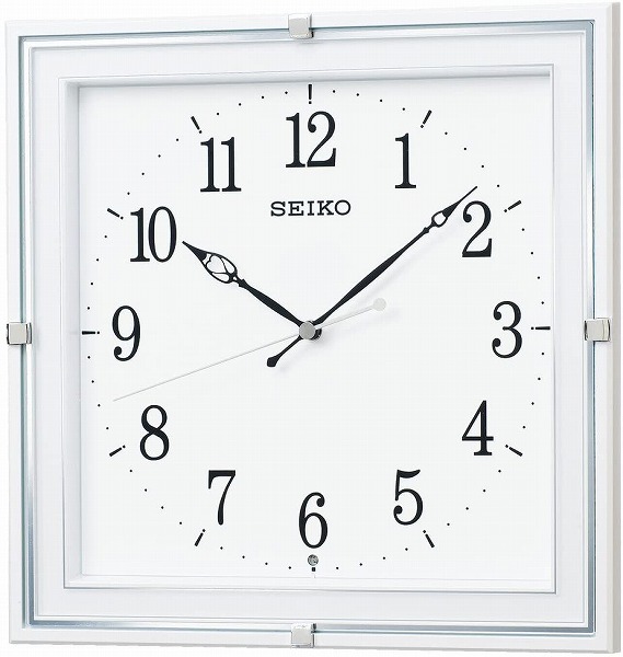 SEIKO CLOCK (セイコークロック) 掛け時計 電波 アナログ 白 パール KX232W ■送料無料※北海道・九州・沖縄・離島は別途送料(1080円〜2160円)