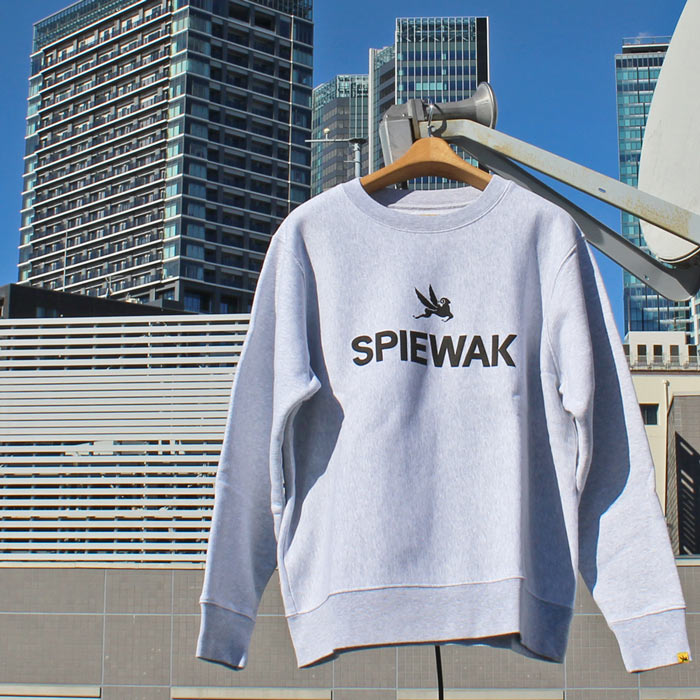 SPIEWAK スピワック　TQ1004-002 CREWNECK SWEAT SHIRTS クルーネック スウェット　VITAGE FLEECE ヴィンテージフリース　MILITARY ミリタリー　MENS メンズ LADIES レディース ユニセックス オールシーズン　HEATHER GRAY M-L　送料無料｜REDWOOD