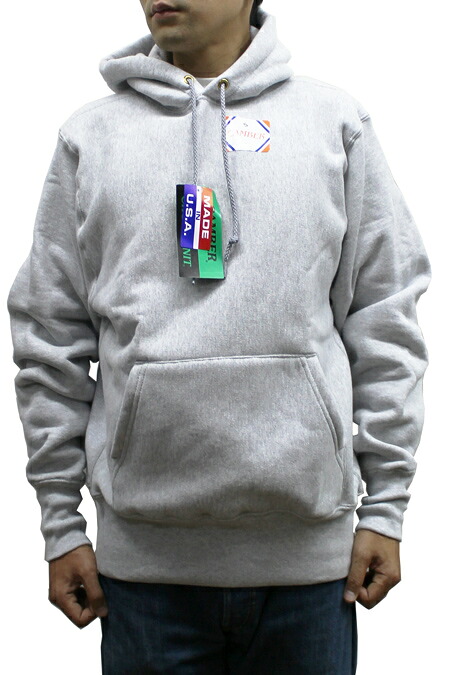 【送料無料】 CAMBER #232 Cross-Knit Pull Over Sweat Parka 12オンス クロスニット プルオーバー スウェット パーカー MENS メンズ 長袖 冬物 アメリカ製 GREY グレー S-L｜REDWOOD
