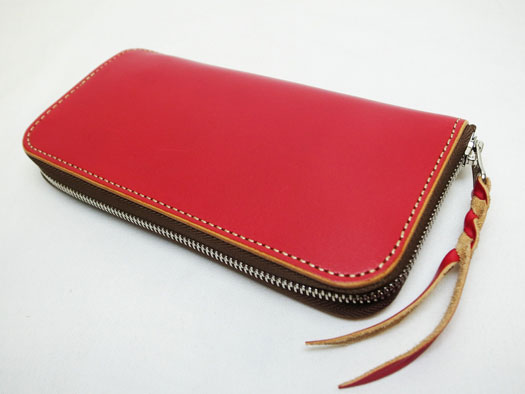 KC's （ケイシイズ） ROUND ZIP 1 LONG WALLET (COLOR : Red) 【05P06Aug16】