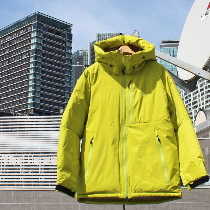NANGA ナンガ　AURORA TEX DOWN JACKET オーロラテックス ダウンジャケット ND2441-1A001　40dn AURORA-TEX・・ 防水 防風 透湿性抜群　760fp Spanish White Duck Down ホワイトダックダウン DOWN90％ FEATHER10%　MEN'S メンズ 男性用 WINTER 冬物 防寒　LIME M-L 送料無料