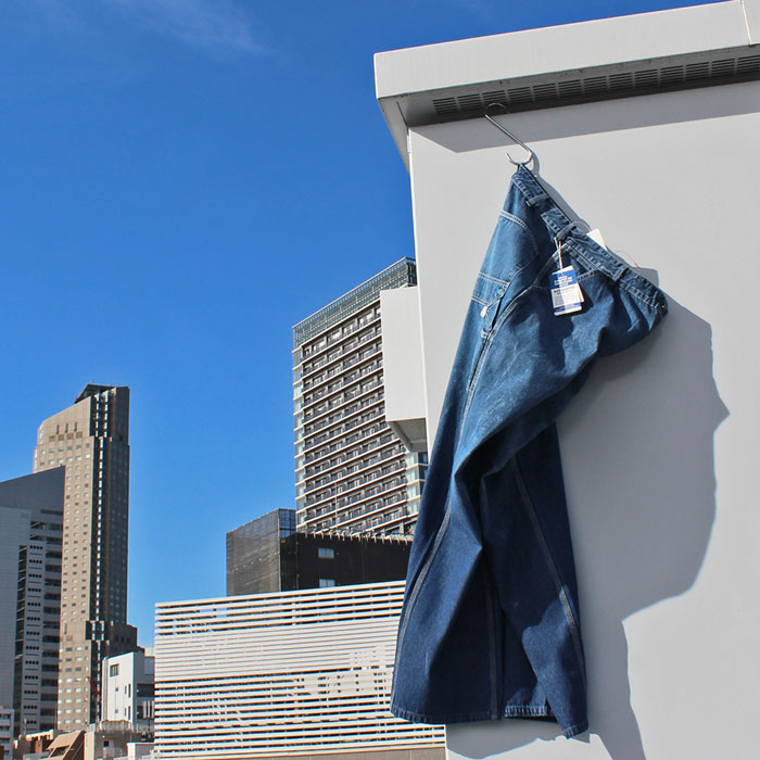 UNION HERCULES MAD by JOHNBULL ジョンブル　HE251P03・HE261P13 DENIM WORK PANTS デニム ワークパンツ　10oz WASH DENIM PAINTER デニムペインター JEANS ジーンズ オールシーズン　MENS メンズ LADIES レディース ユニセックス　30inch-34inch　115 W,USED　送料無料｜REDWOOD