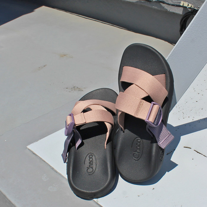 Chaco JCH00001097 Women\u0027s CushZ Extra Cushioned Slide レディース クッシュZ 横すべり Sports Sandals 運動競技サンダル Comfort Sandals コンフォートサンダル Slide Sandals 横すべり サンダル LADY\u0027S レディース お上さん用 SOFT TERRA 23糎-25糎 貨物輸送無料