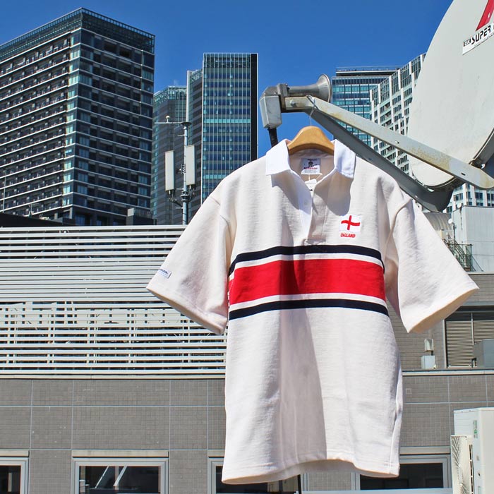 BARBARIAN バーバリアン × REDWOOD 赤いこと白木別注 SPECIAL ORDER WOR-034SPL 12薬局衡オンス REGULER SHORT SLEEVE RUGBY JERSEY ラグビープルオーバー 襟付き添い人 メンズ 半袖 甚だしい掛け目 カナダ製 世界ラガー カナダ出生国ひな形 ENGLAND WHITE S-XL 定め事代わりになる店 貨物輸送無料