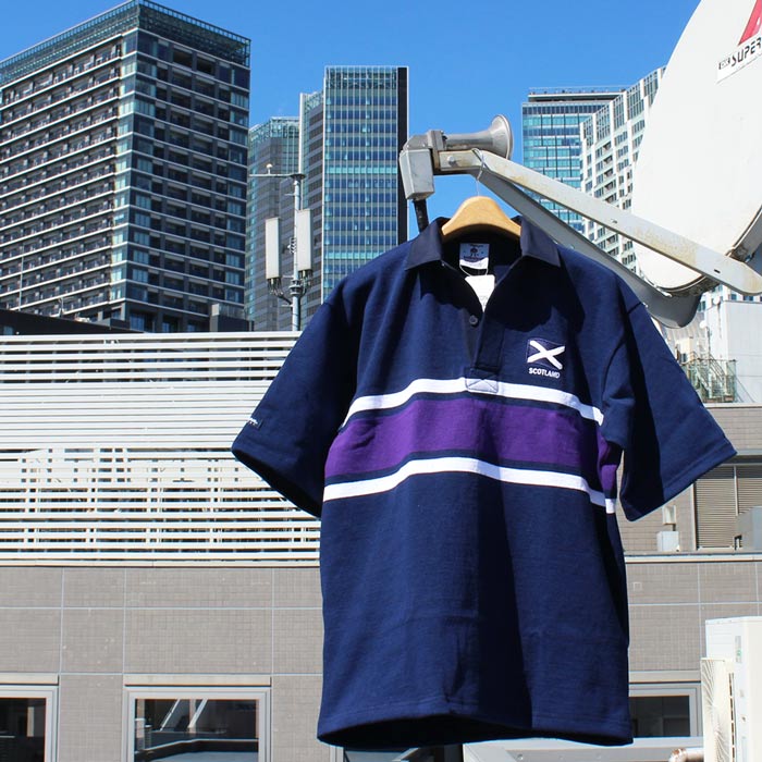 BARBARIAN バーバリアン × REDWOOD 赤いこと白木別注 SPECIAL ORDER WOR-040SPL 12薬局衡オンス REGULER SHORT SLEEVE RUGBY JERSEY ラグビープルオーバー 襟付き添い人 メンズ 半袖 甚だしい掛け目 カナダ製 世界ラガー カナダ出生国ひな形 SCOTLAND NAVY S-XL 定め事代わりになる店 貨物輸送無料