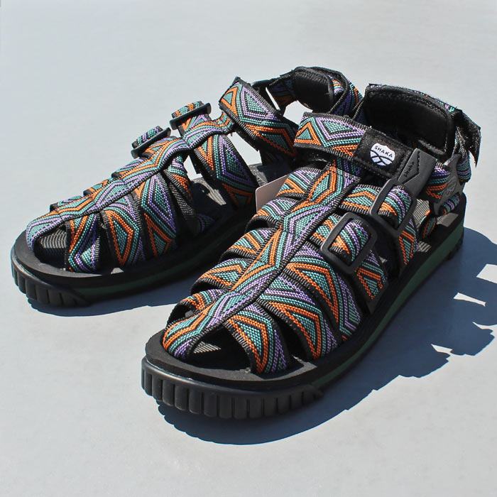 SHAKA シャカ　SK-101 HIKER ハイカー　GURKHA SANDALS グルカサンダル Heritage Model Sports Sandals スポーツサンダル Comfort Sandals コンフォートサンダル RECOVERY SANDALS リカバリーサンダル　MENS メンズ 男性用　TRIANGLE 26cm-28cm　送料無料｜REDWOOD