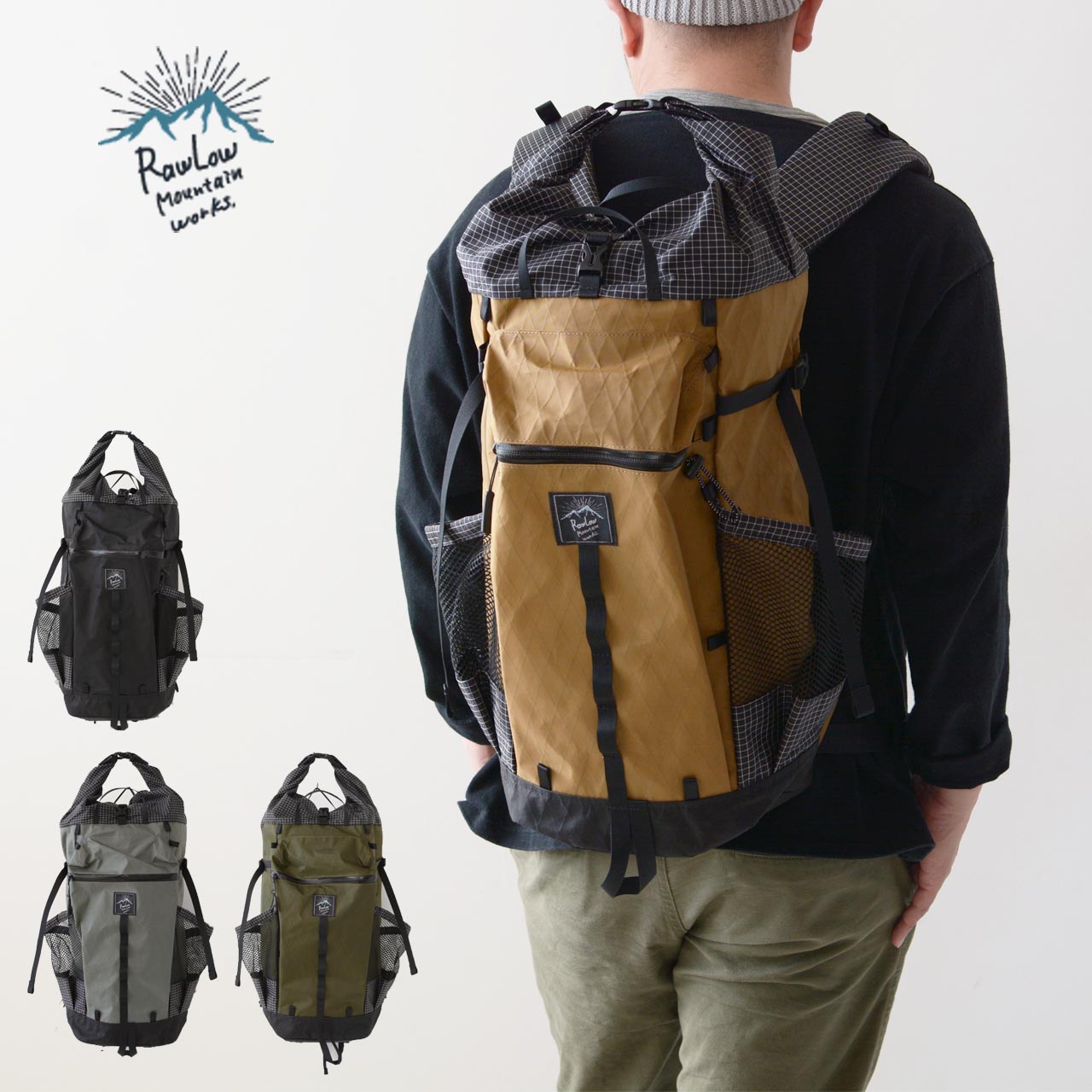 Rawlow mountain works[ロウロウ マウンテン ワークス] BAMBI X-Pac edition [bambi-x-pac] バンビ・デイバッグ・バックパック・MEN'S / LADY'S [2026SS]