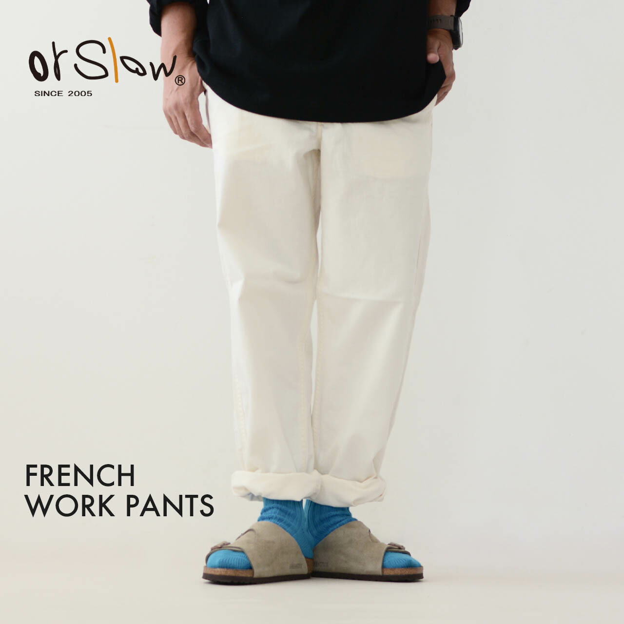 楽天市場】orslow / UNISEX MODEL / FRENCH WORK PANTS / HERRING BONE