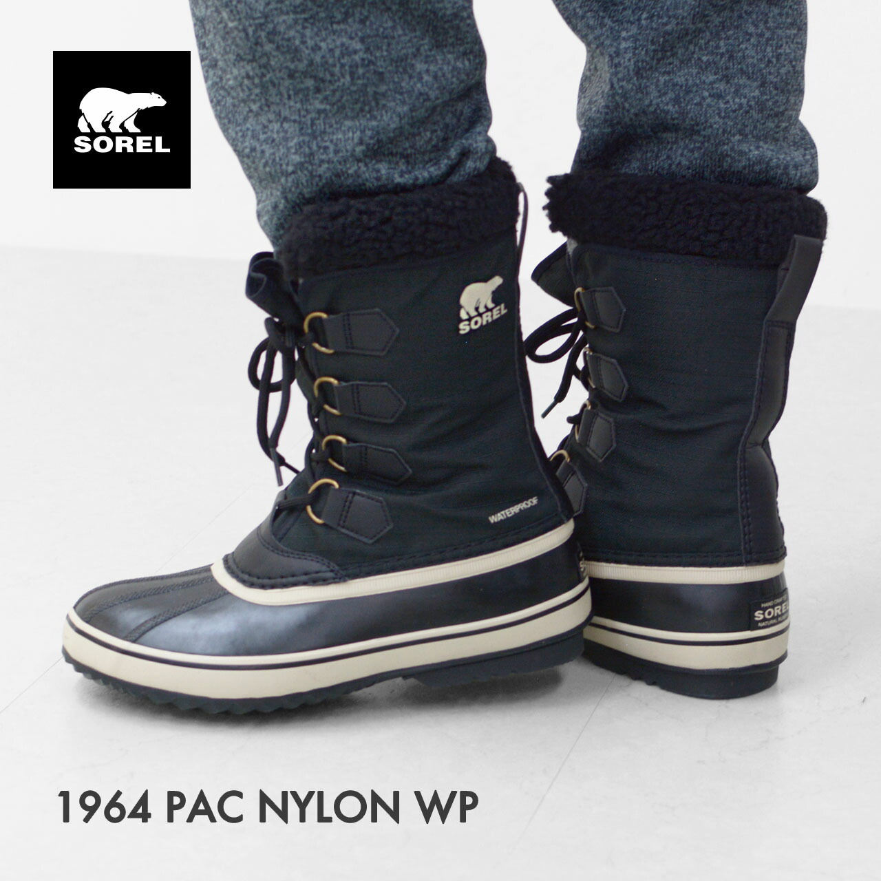 SOREL [ソレル定め事代わりになる店] 1964 PAC NYLON WP [NM5189] 1964 パックナイロンウォータープルーフ・スノーブーツ・ウィンターブーツ・雪・MEN\u0027S [2025AW]