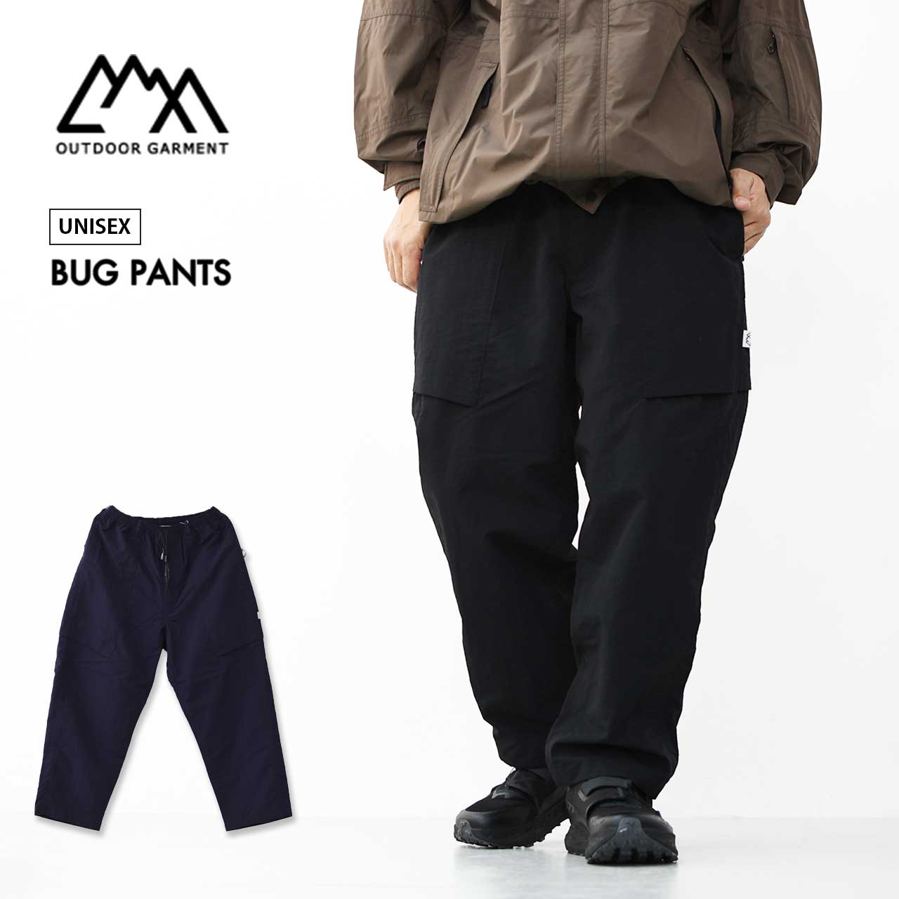 CMF OUTDOOR GARMENT カーゴパンツ ブラック 2ポケット CMF OUTDOOR GARMENT [コムフィアウトドアガーメント] HIDDEN
