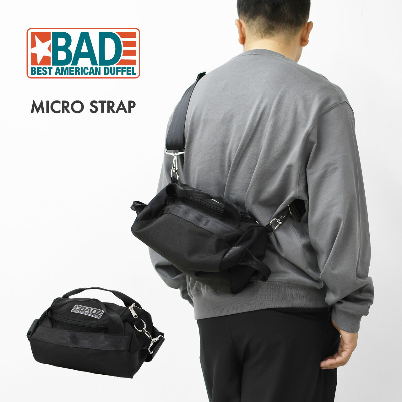 【楽天市場】【SALE 40%OFF】BEST AMERICAN DUFFEL [ベストアメリカンダッフル] MICRO STRAP [b ...