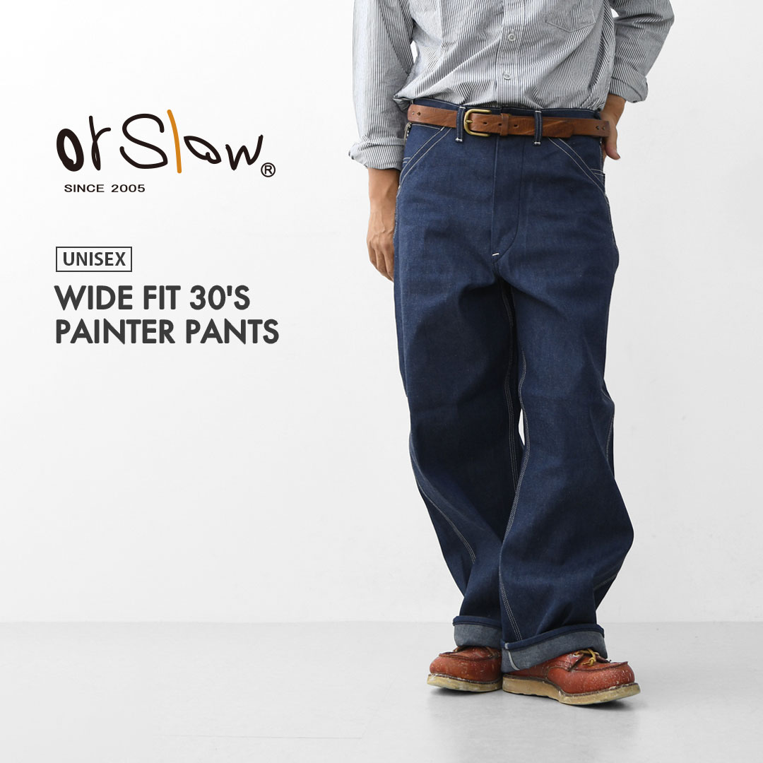 楽天市場】orslow [オアスロウ] M PAINTER PANTS [DENIM USED] [01