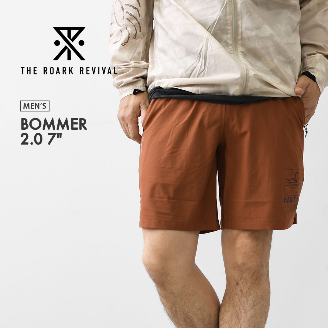 【SALE 30%OFF】RUN AMOK [ラン アモック] BOMMER 2.0 7\" [RS322] ボマー2.0 7\"・ショートパンツ・ランニング・ジョギング・軽量・通気性・4WAY・リフレクタープリント・ボクサーブリーフライナー付き・MEN\u0027S [2025AW]
