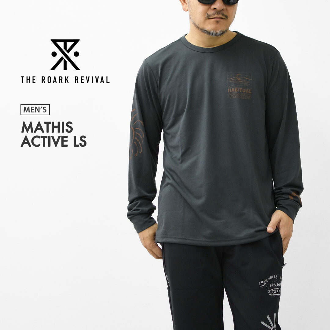 【SALE 30%OFF】RUN AMOK [ラン アモック] MATHIS ACTIVE LS [RK456] マシス アクティブ ロングスリーブ・長袖・ロンT・トレイル・キャンプ・ランニング・アクティビティ・MEN'S [2025AW]