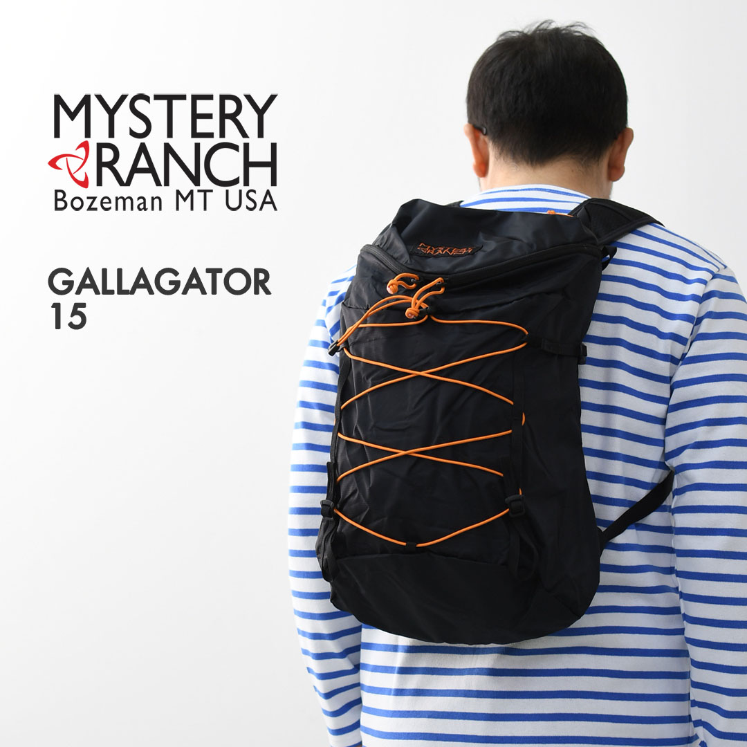 MYSTERY RANCH [不可思議晩ご飯] GALLAGATOR 15 [19761601] ギャラゲーター15・ミリタリーデイパック・リュックサック・デイバッグ・MEN\u0027S / LADY\u0027S [2026SS]