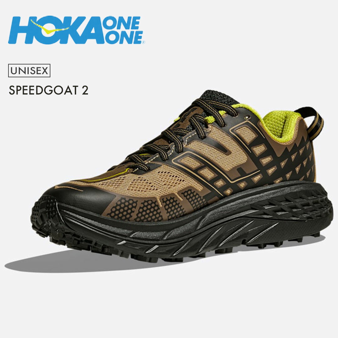 HOKA ONE ONE [ホカオネオネ] U SPEEDGOAT 2  [1162710-dcbk] スピードゴート２/DCBK・ タウンシューズ・ロードランニング・ クイックスピード競技・厚底・座布団性・MEN\u0027S / LADY\u0027S  [2026SS]