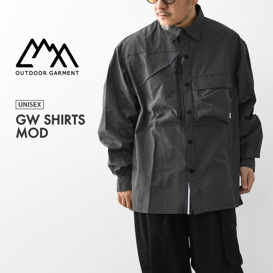 CMF OUTDOOR GARMENT [コムフィアウトドアガーメント] GW SHIRTS MOD [CMF2601-S04] ジーダブリューシャツモッド・ミニマルデザイン・ボックスシルエット・役立つこと美プルオーバー・ありがた味表現スタイル・MEN\u0027S / LADY\u0027S [2026SS]
