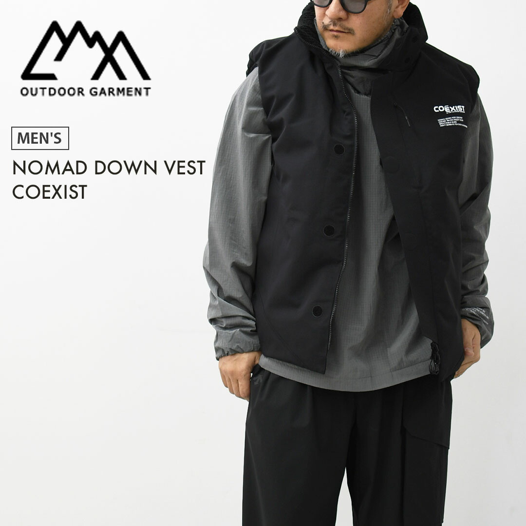 CMF OUTDOOR GARMENT [コムフィアウトドアガーメント] NOMAD DOWN VEST COEXIST [CMF2601-V01] ノマドダウンベストコエジスト・ダウンベスト・ベスト・アウトドア・キャンプ・MEN\u0027S / LADY\u0027S [2026SS]