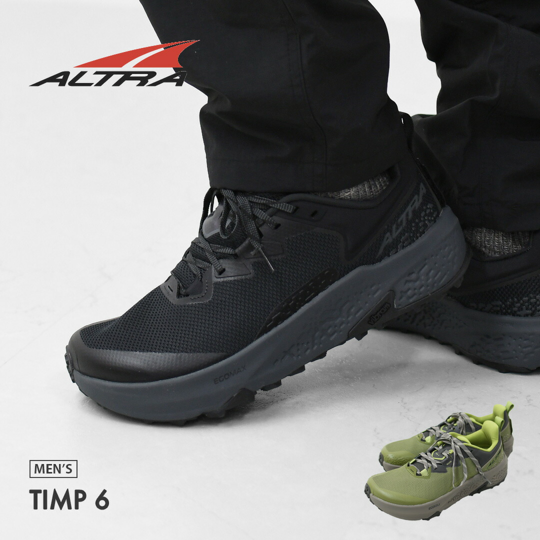 ALTRA [アルトラ] TIMP 6 M [AL0A85T6] ティンプ 6 メンズ・クロスカントリー・ロードランニング・トレイルラン・ハイキング・ファストパッキング・トレイルランニングシューズ・MEN'S [2026SS]｜refalt
