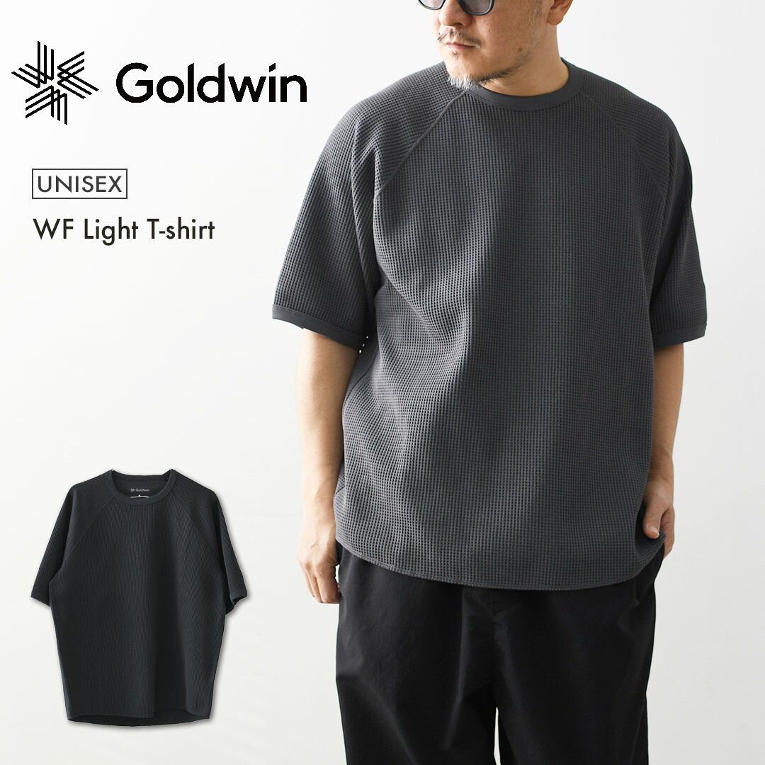 GOLDWIN [ゴールドウィン] WF Light T-shirt [GL65143] ワッフルライトティーシャツ（ユニ一発やる）・サーマル出どころ・ティーシャツ・UV保護・抗菌防臭役立つこと・アウトドア・キャンプ・MEN\u0027S / LADY\u0027S [2026SS]