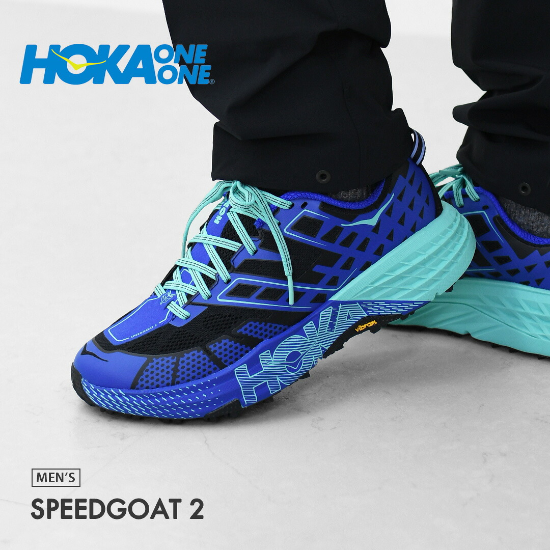 HOKA ONE ONE [ホカオネオネ] U SPEEDGOAT 2 [1162710-OMR] スピードゴート２/ OMR・ タウンシューズ・ロードランニング・ クイックスピード競技・厚底・座布団性・MEN\u0027S [2026SS]