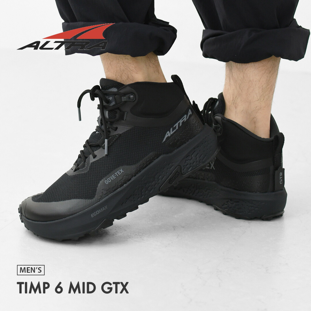 ALTRA [アルトラ] TIMP 6 MID GTX M [AL0A85UR] ティンプ 6 ミッド GTX メンズ・ロングハイク・ロードランニング・トレイルラン・ハイキング・GORE-TEX ・トレイルランニングシューズ・MEN'S [2026SS]