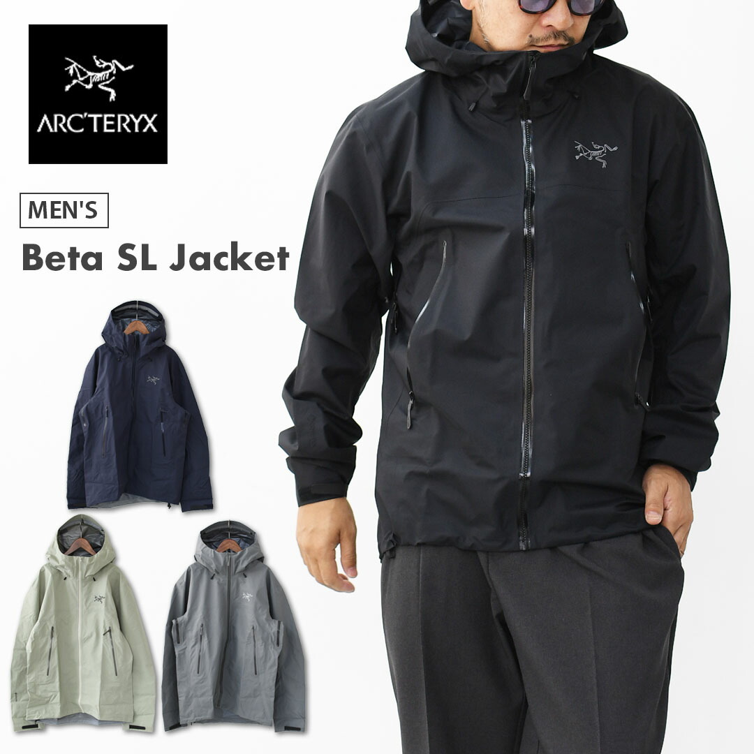 ARC'TERYX [アークテリクス正規代理店]Beta SL Jacket Black [X000010444] ベータ SL ジャケット（旧 BETA LT JACKET）・GORE-TEX・BIRD AID/バードエイド MEN'S [2026SS]
