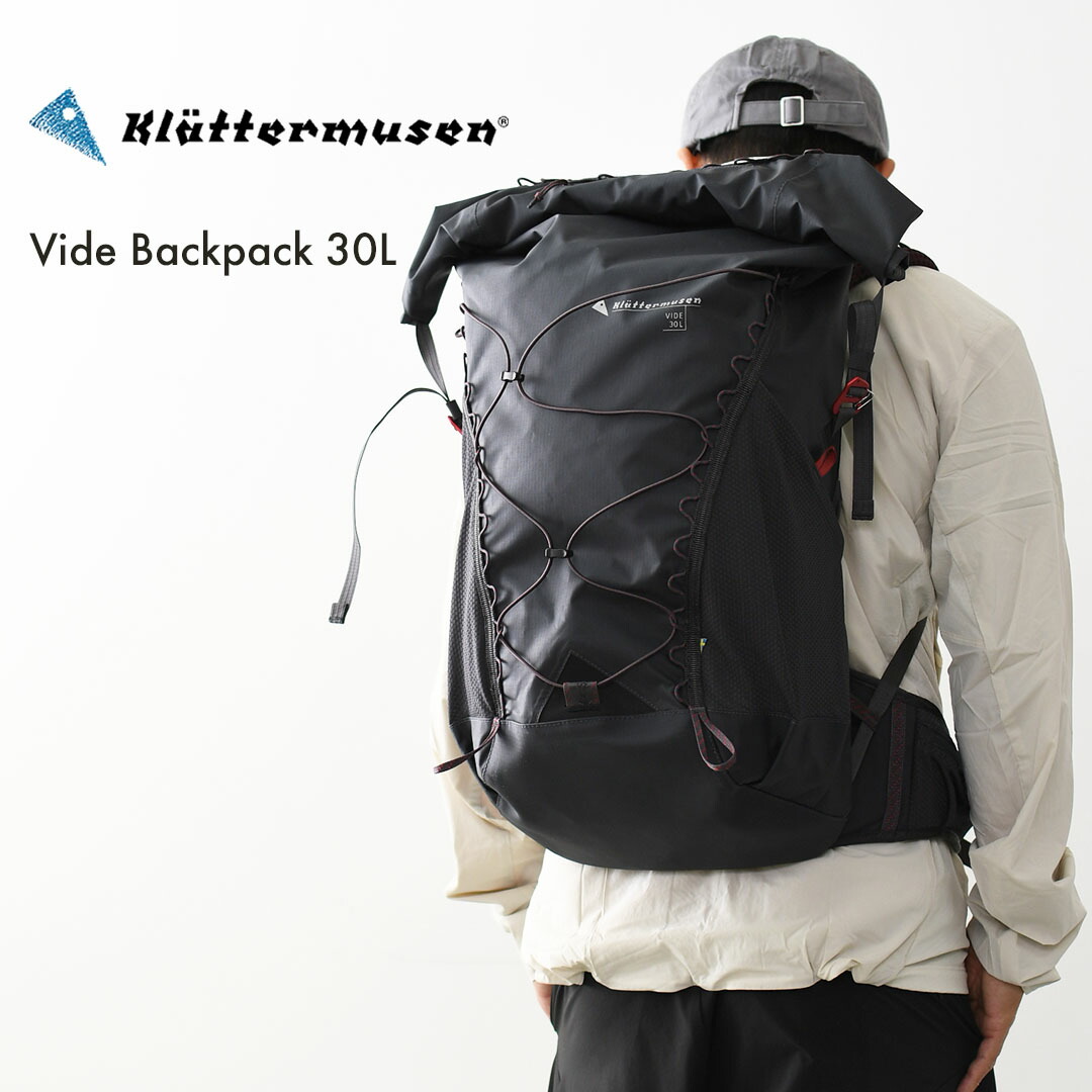 KLATTERMUSEN [クレッタルムーセン] Vide Backpack 30L [10587] ヴィーデ バックパック 30L・バックパック・ライトウェイトパック・トレッキング・ハイキング・アウトドア・MEN / LADY [2026SS]